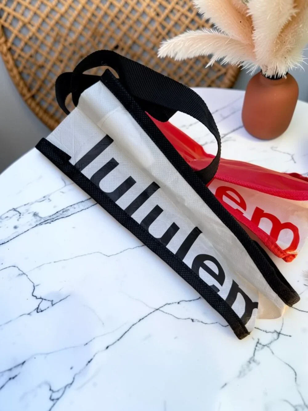 Lululemon Reusable Bag Bundle X2